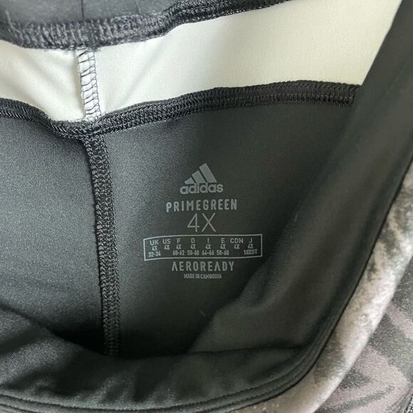 NWT RARE Adidas ZOE SALDANA Pink HIGH RISE 7/8 Leggings 4X ACTIVEWEAR GYM TIGHTS - Picture 7 of 7